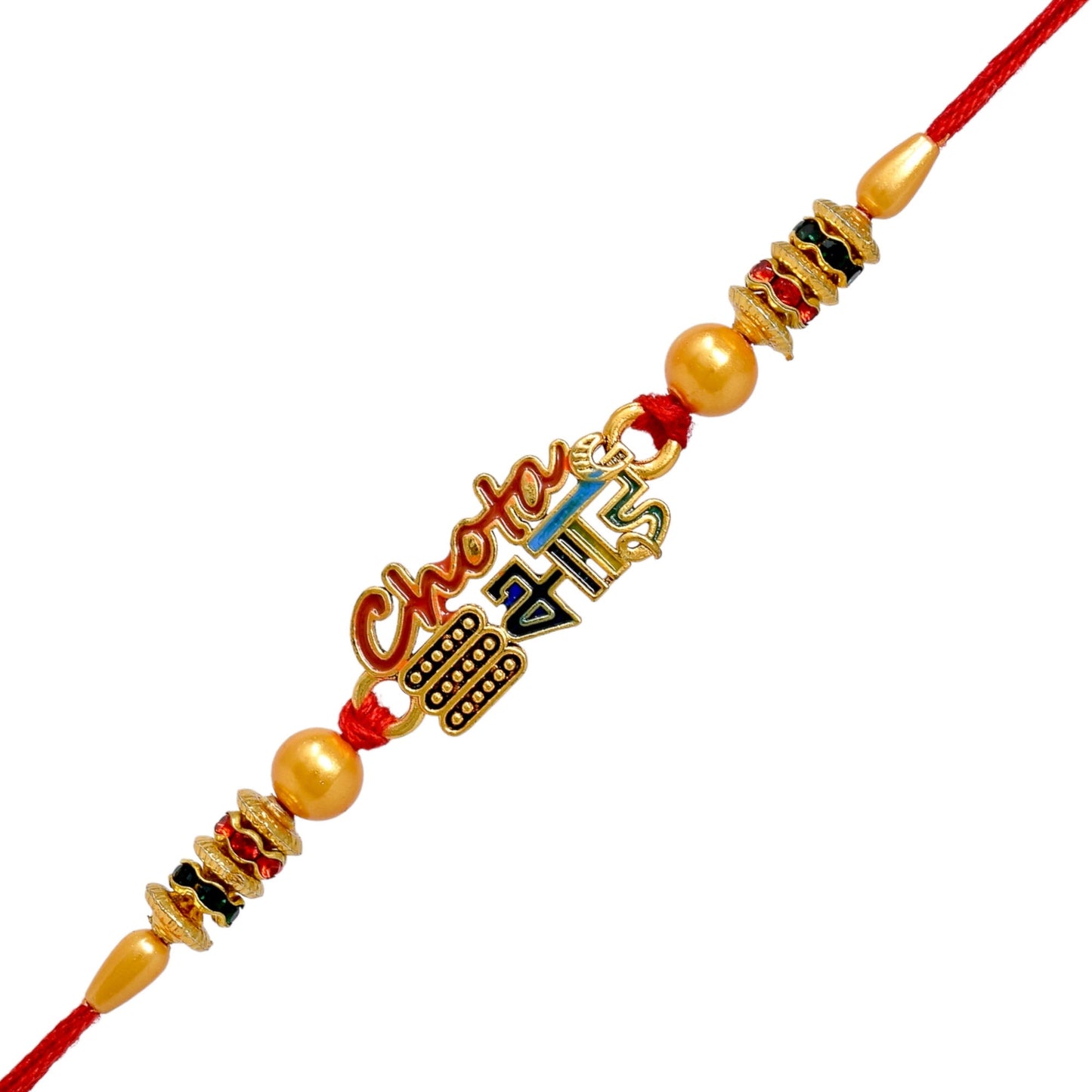 Chhota Bhai n Bhai letter Rakhi with Roli Chawal & Card| rakhi for brother and bhabhi kids| rakhi set of 2 | resin rakhi