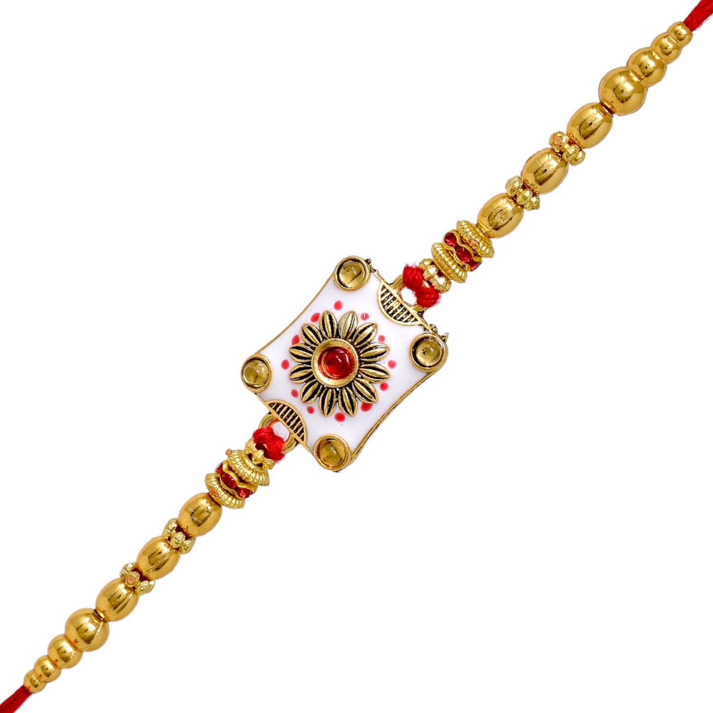 Meenakari with Kundan Combo rakhi set with Roli Chawal & Card| rakhi for brother and bhabhi kids| rakhi set of 2 | resin rakhi