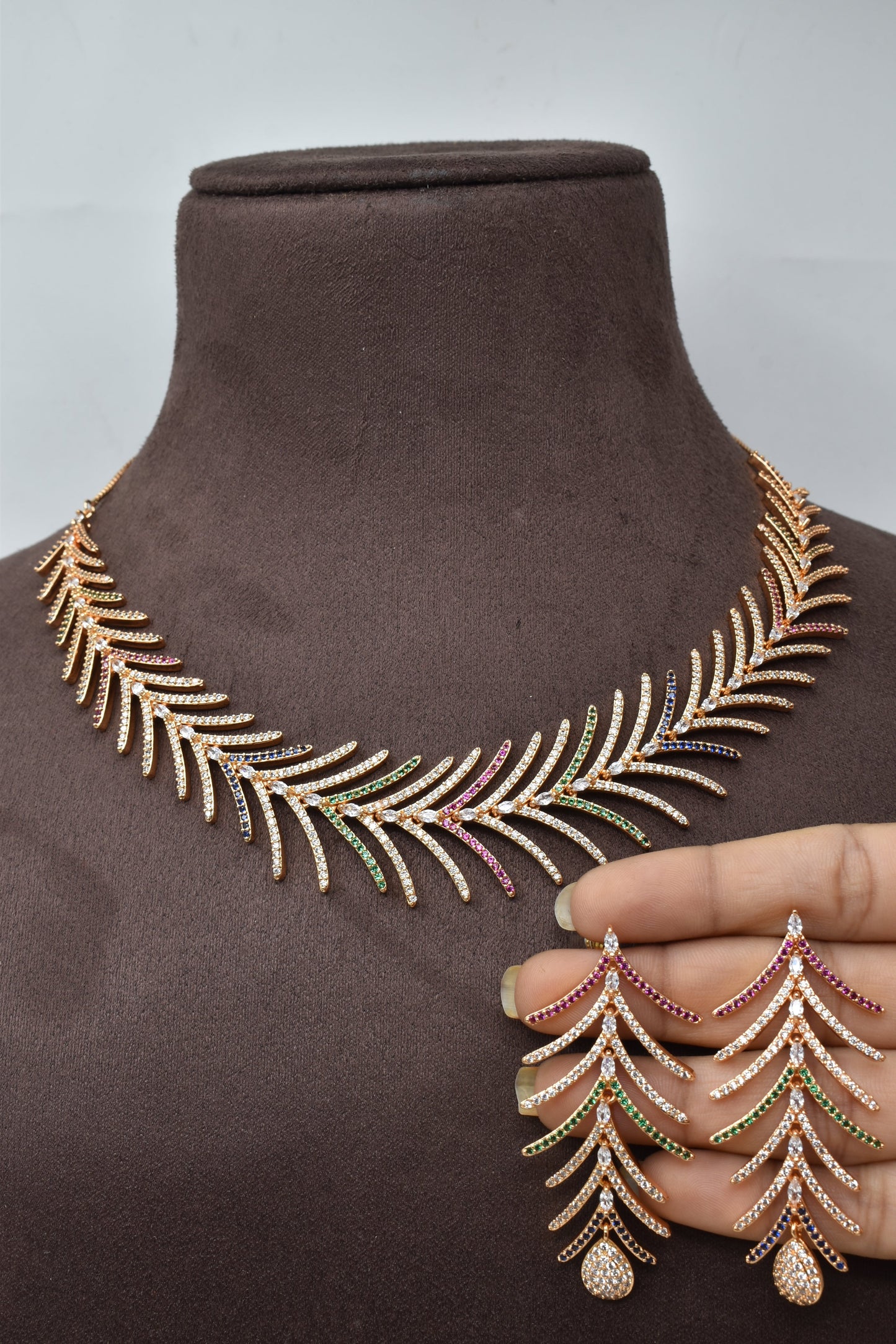 necklace,jewellery set,american diamond set,bridal set,diamiond set