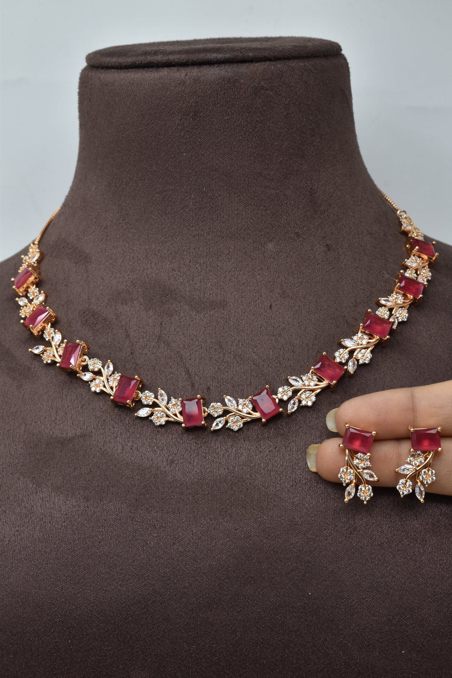 necklace,jewellery set,american diamond set,bridal set,diamiond set