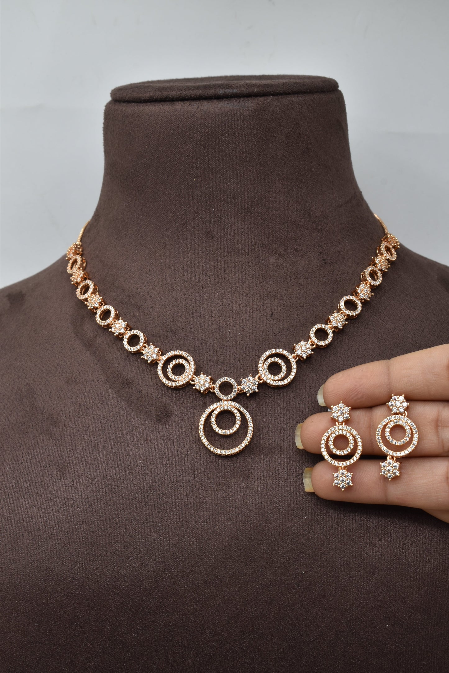 necklace,jewellery set,american diamond set,bridal set,diamiond set