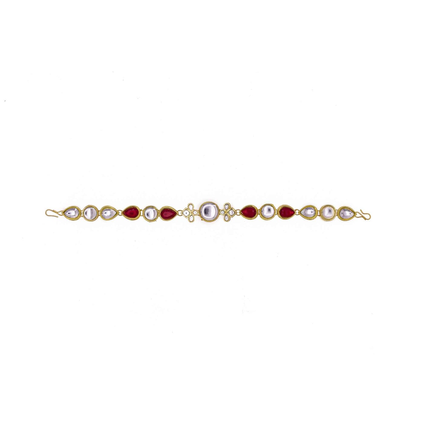 Rajputi Borla Mangtikka studded with Pearl Stone for women