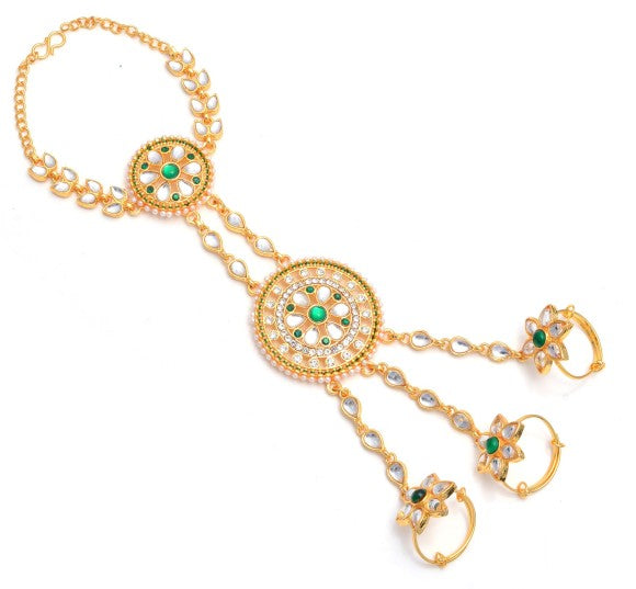 Copper Gold-plated Ring Bracelet