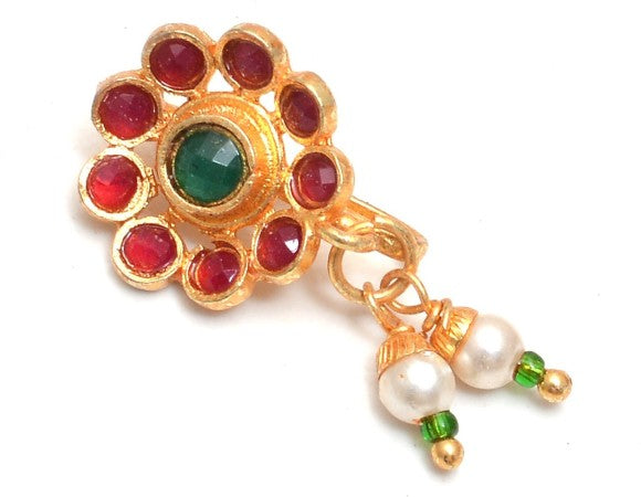 Gold-plated Plated Brass Nose Stud