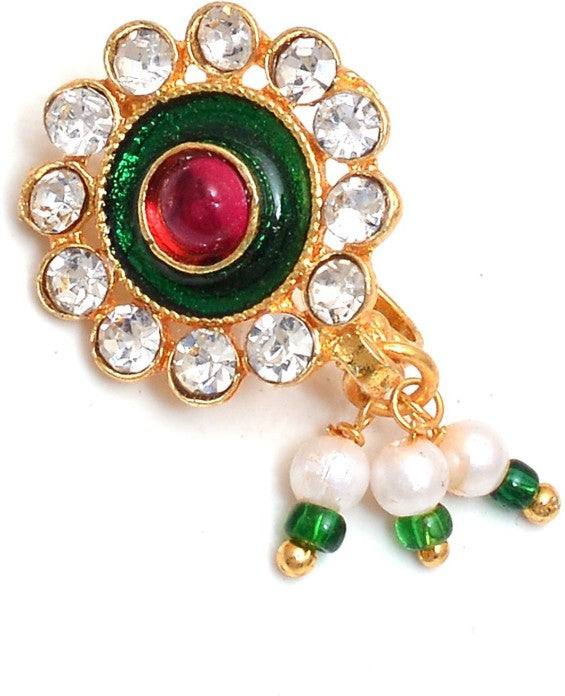 Gold-plated Plated Brass Nose Stud