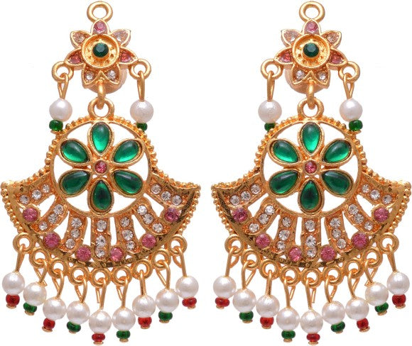rajasthani rajputi jhaale earrings Brass Drops & Dangle...