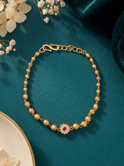 Stone Studded Minimal Stylish Bracelet for Women and Girls
