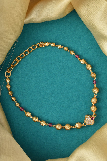 Stone Studded Minimal Stylish Bracelet for Women and Girls