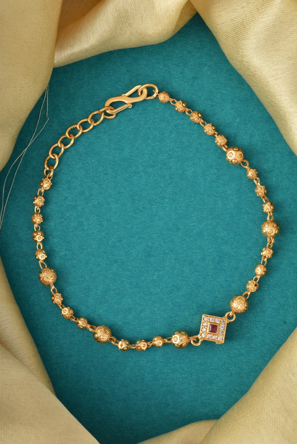 Stone Studded Minimal Stylish Bracelet for Women and Girls