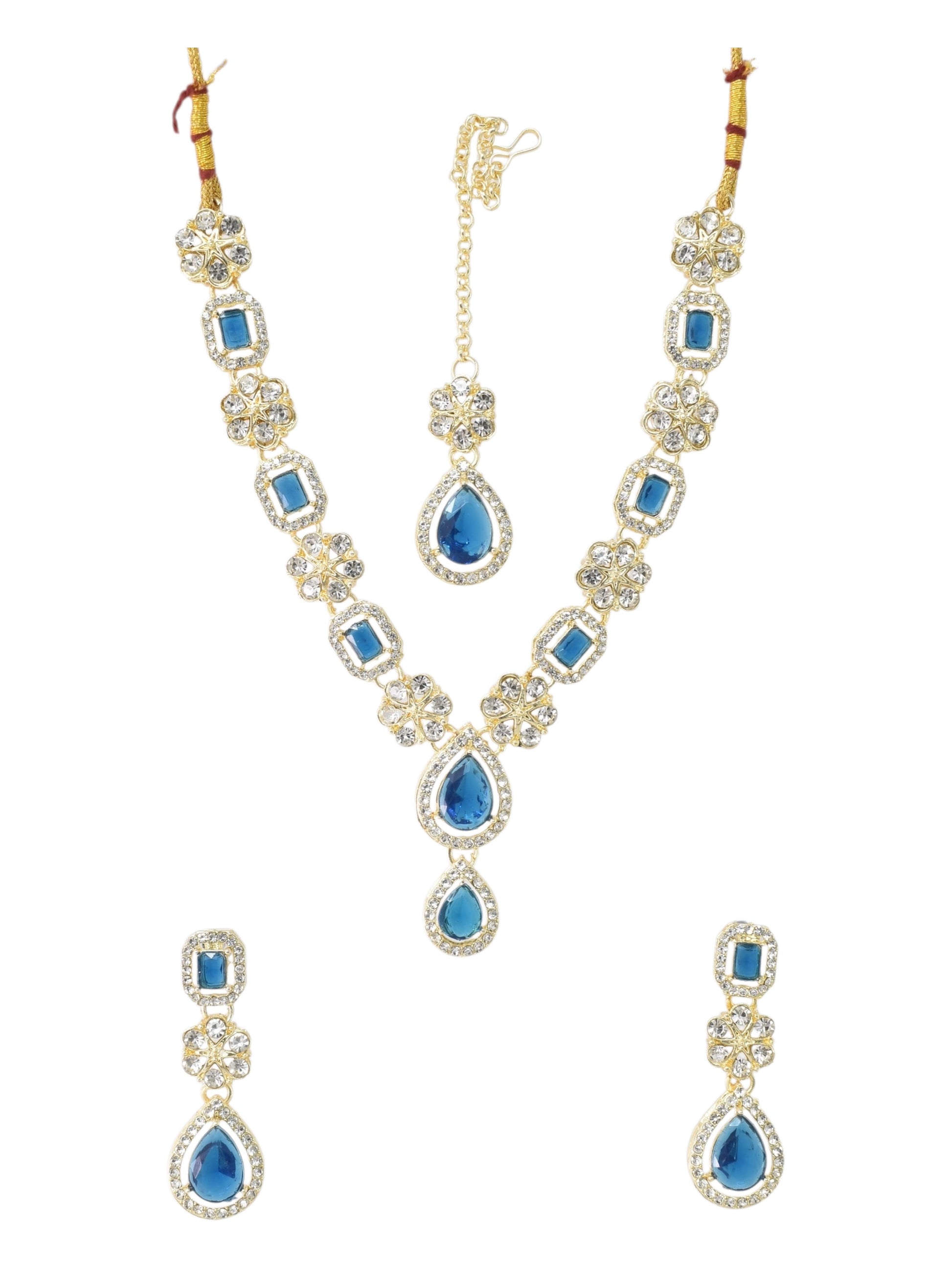 Necklace,american diamond set,ad set,silver set