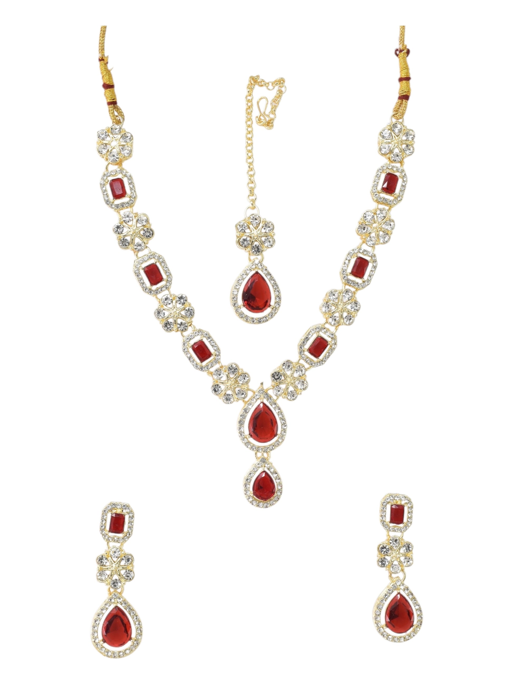 Necklace,american diamond set,ad set,silver set