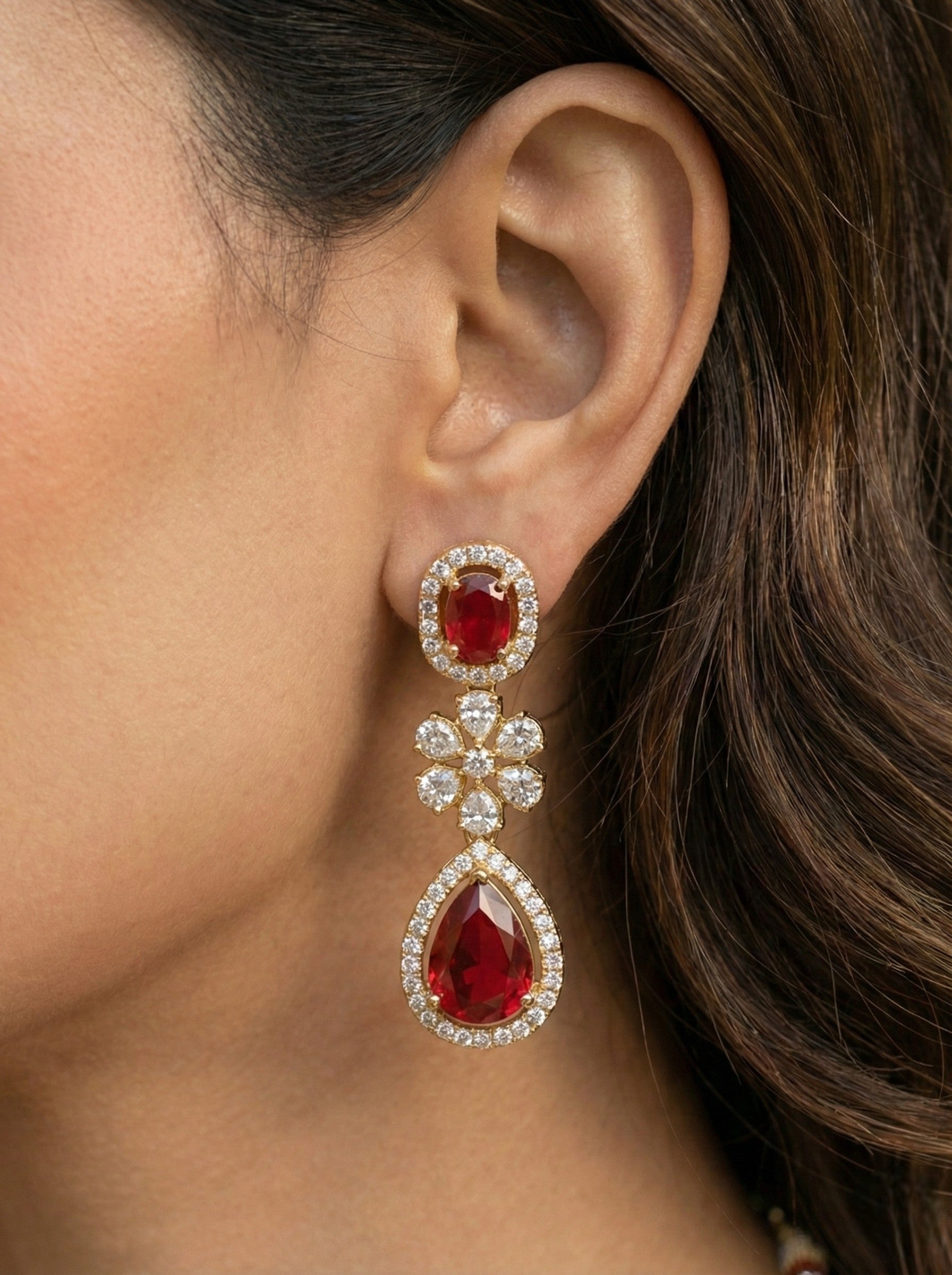 Necklace,american diamond set,ad set,silver set