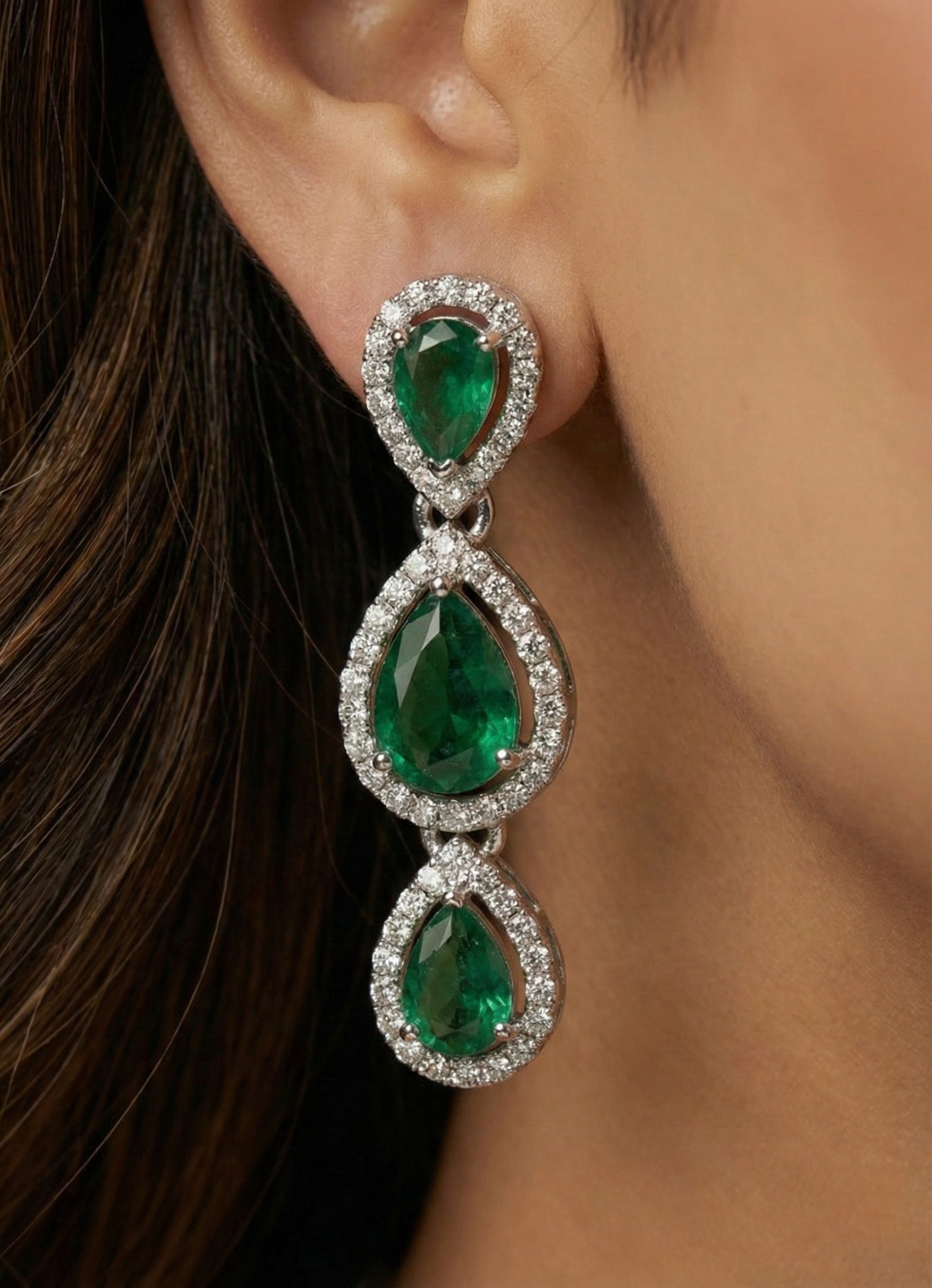 Necklace,american diamond set,ad set,silver set