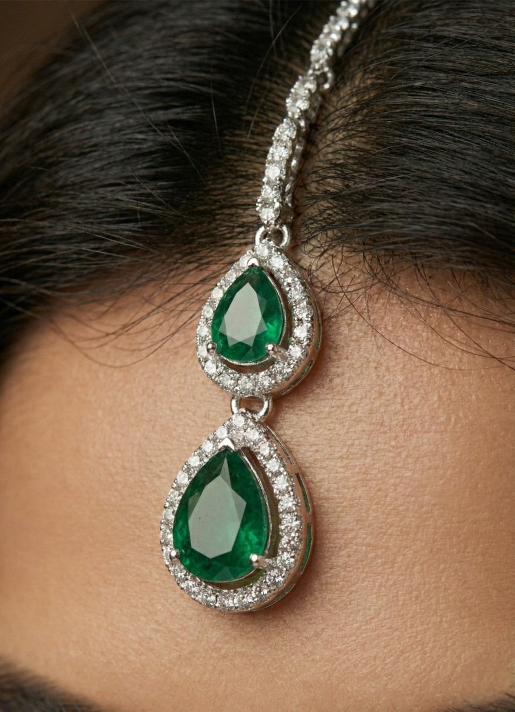 Necklace,american diamond set,ad set,silver set