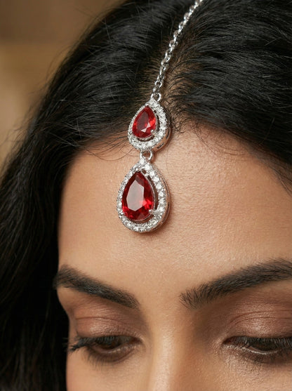 Necklace,american diamond set,ad set,silver set