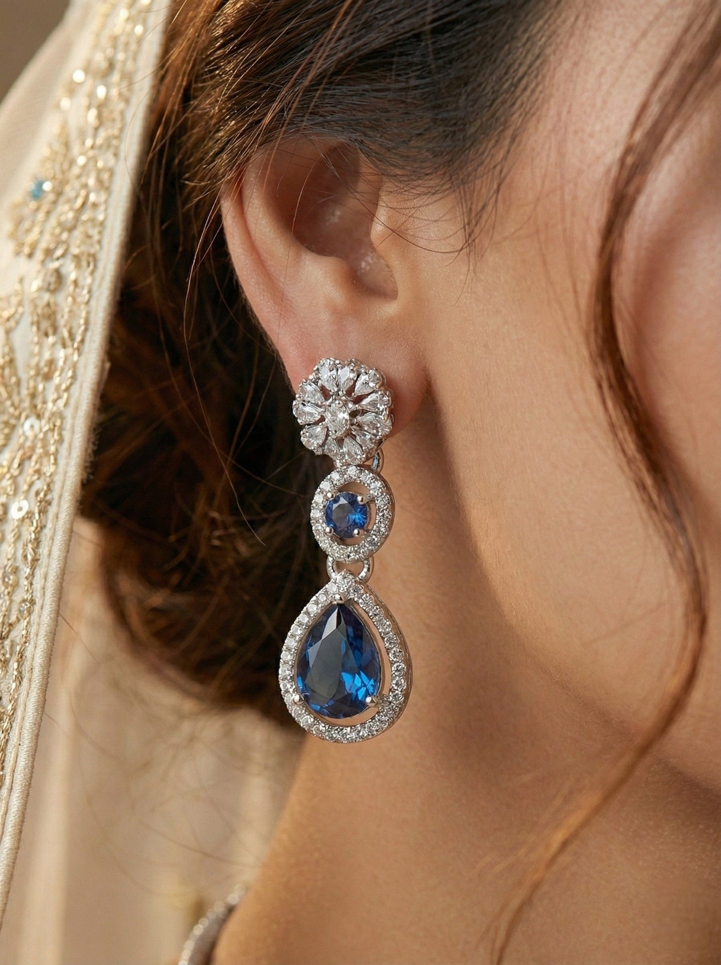 Necklace,american diamond set,ad set,silver set