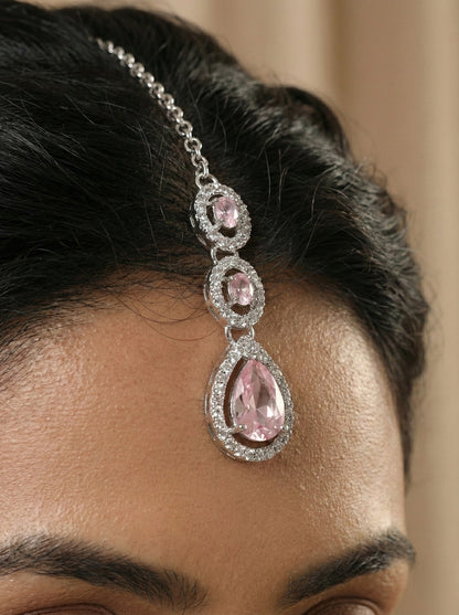 Necklace,american diamond set,ad set,silver set