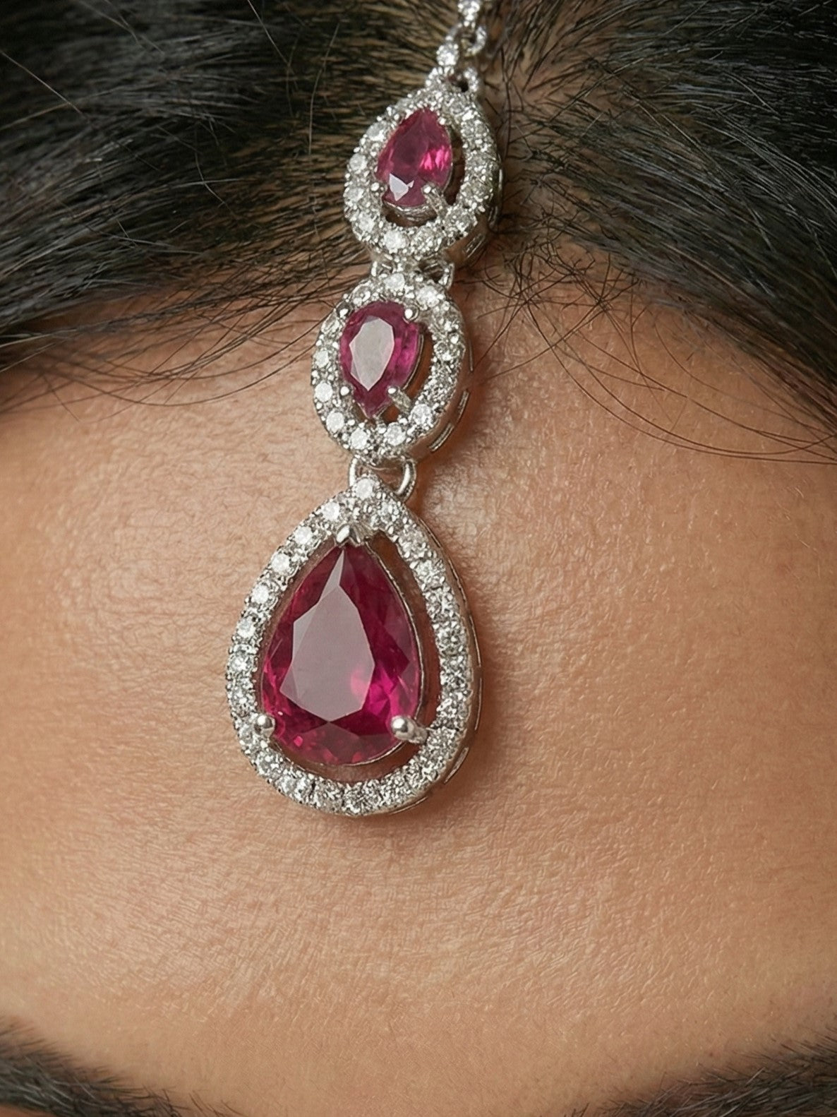 Necklace,american diamond set,ad set,silver set