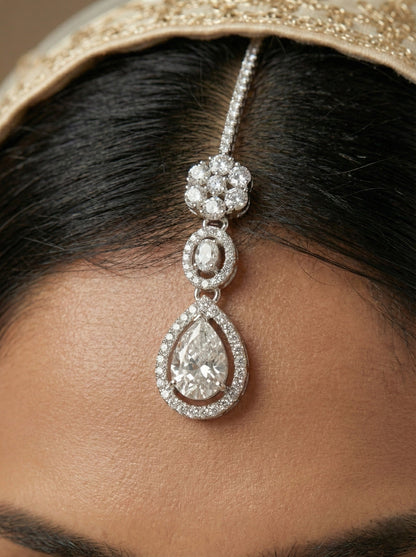 Necklace,american diamond set,ad set,silver set