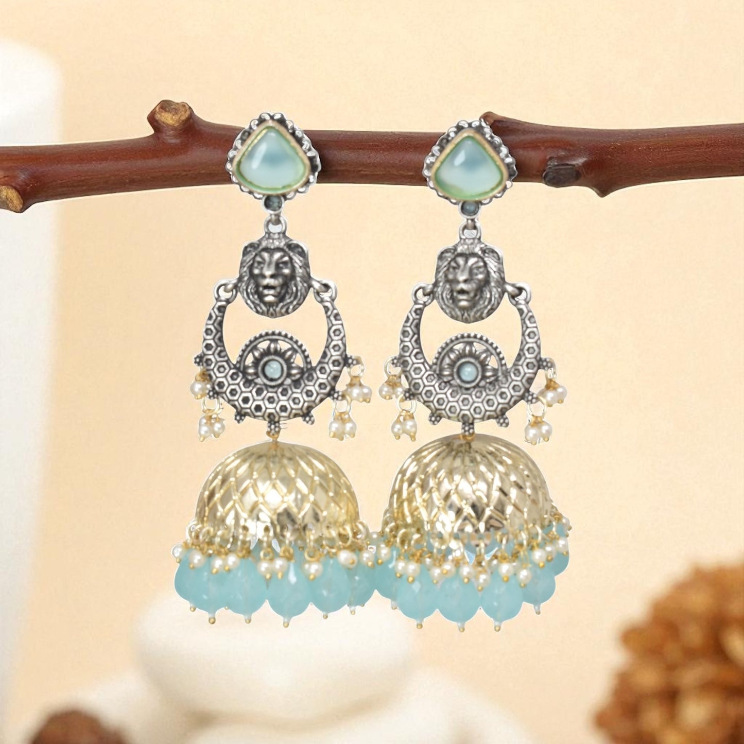 Earrings,jhumaka earrings,big partywear jhumkas