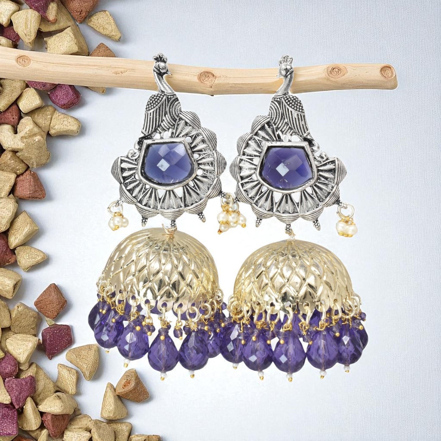 Earrings,jhumaka earrings,big partywear jhumkas