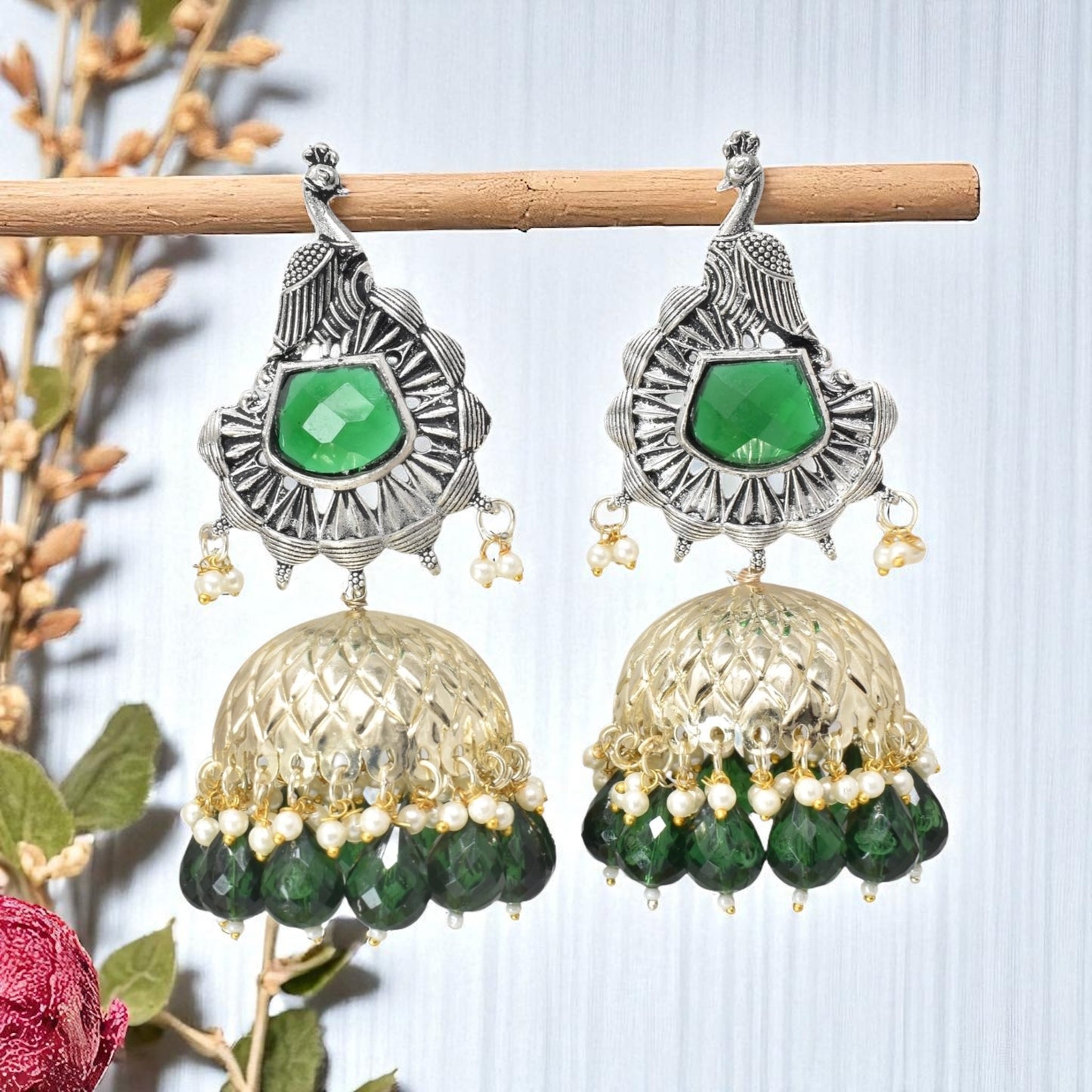 Earrings,jhumaka earrings,big partywear jhumkas