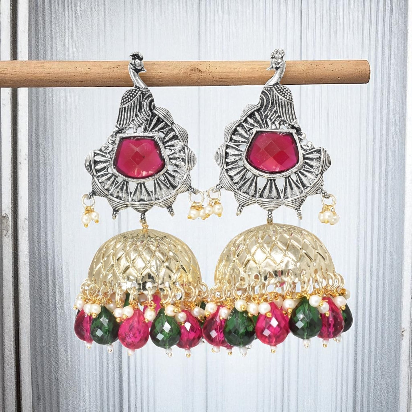 Earrings,jhumaka earrings,big partywear jhumkas
