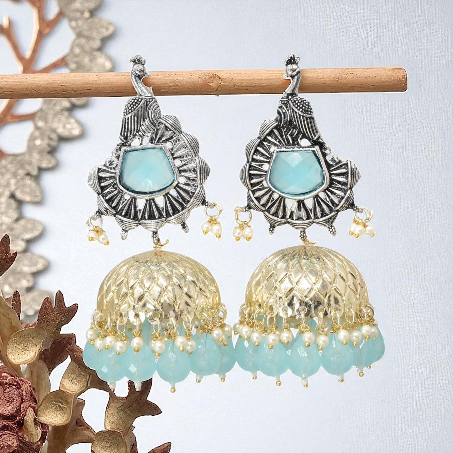 Earrings,jhumaka earrings,big partywear jhumkas