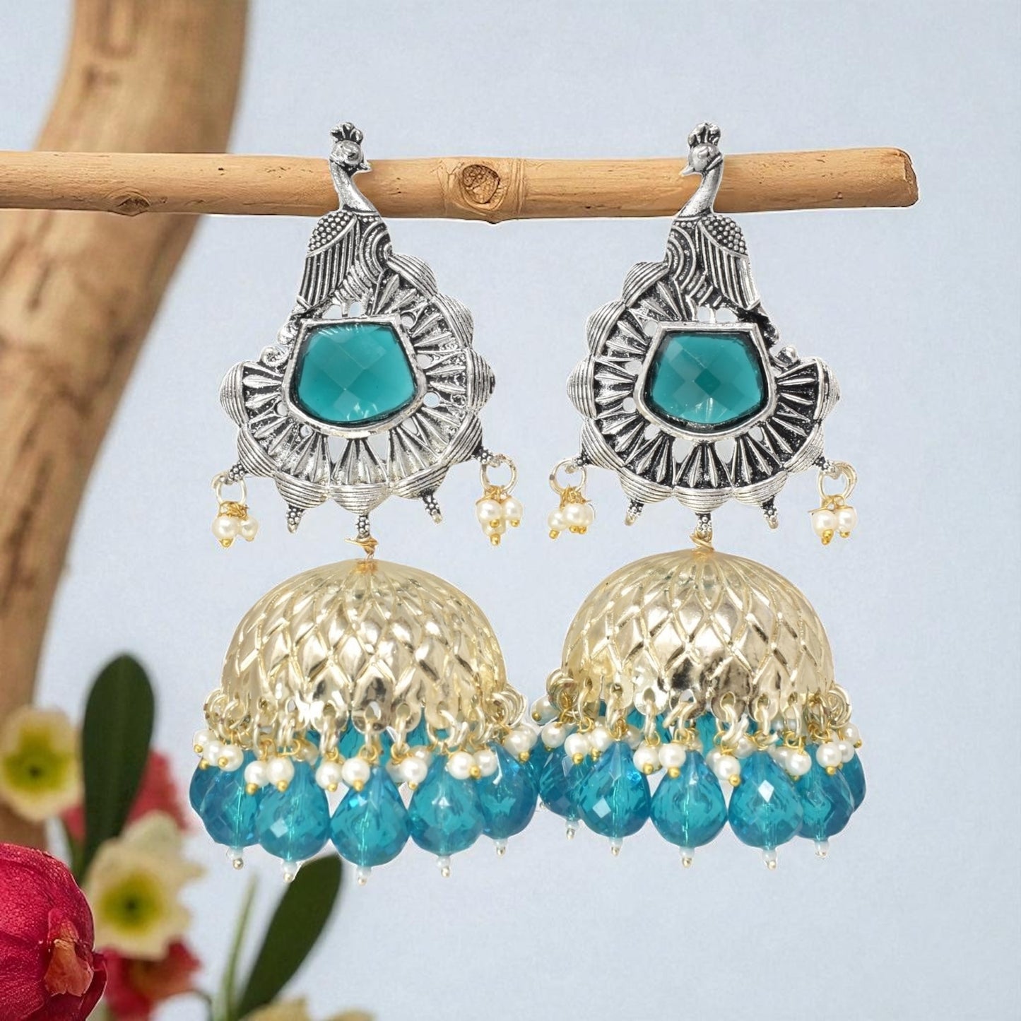 Earrings,jhumaka earrings,big partywear jhumkas