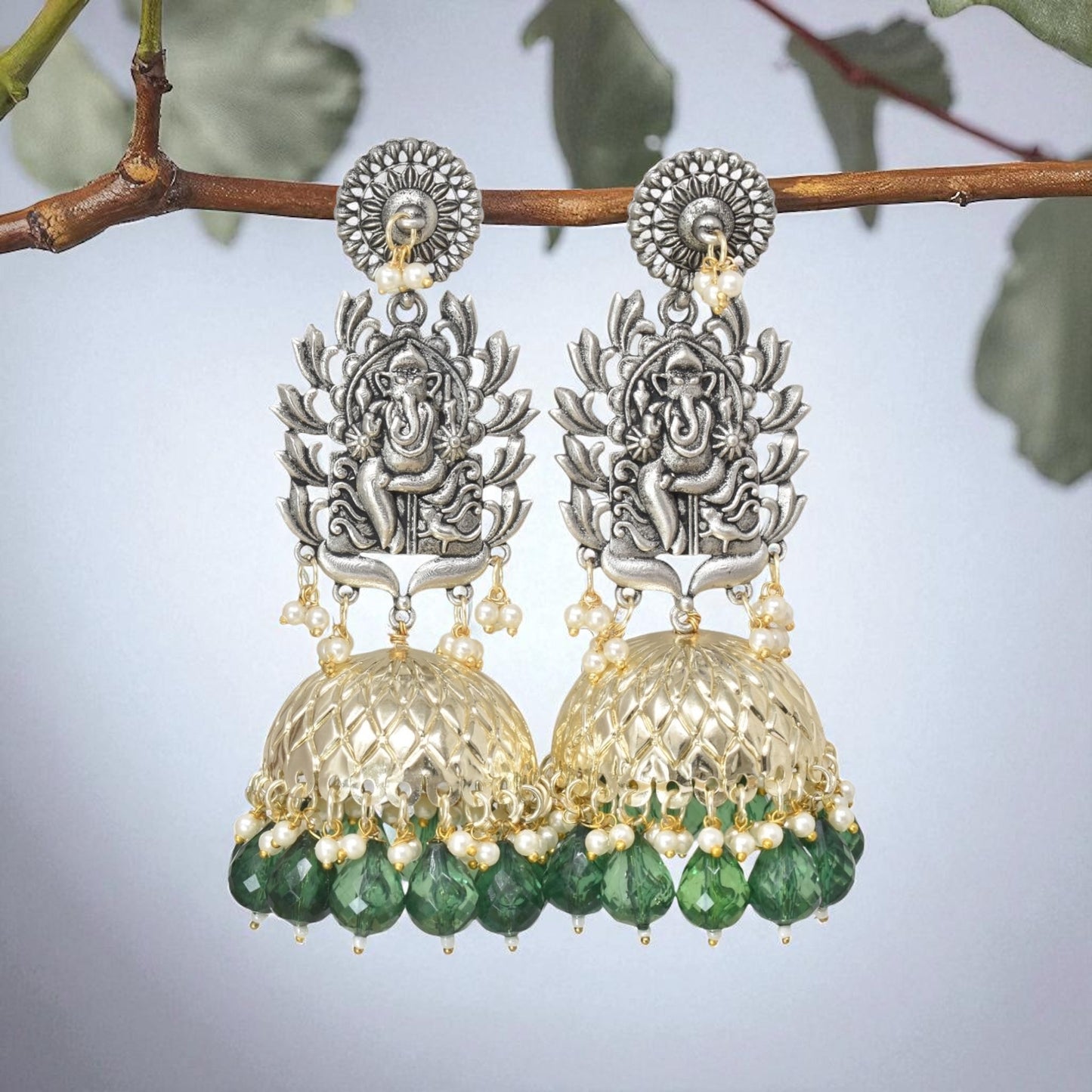 Earrings,jhumaka earrings,big partywear jhumkas