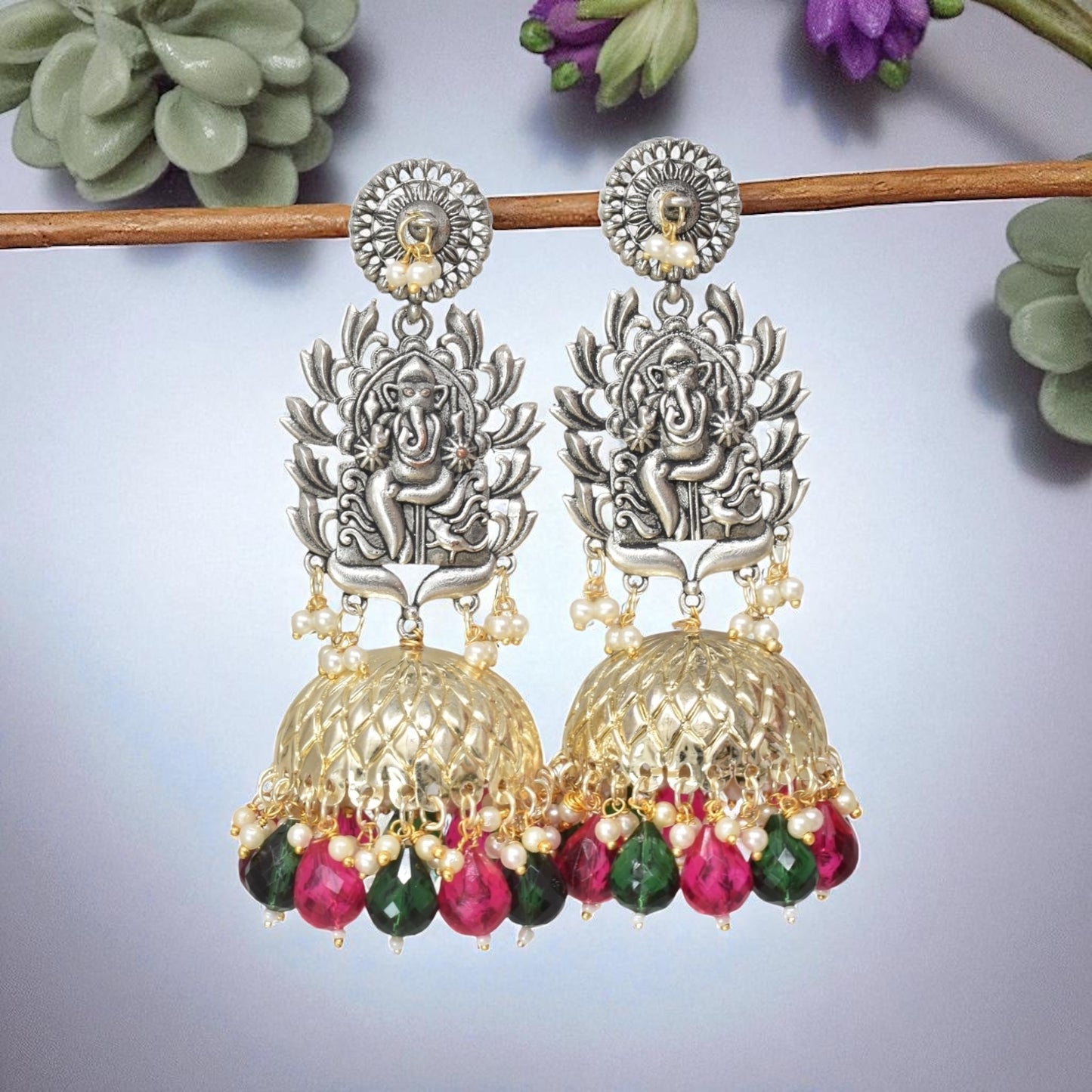 Earrings,jhumaka earrings,big partywear jhumkas