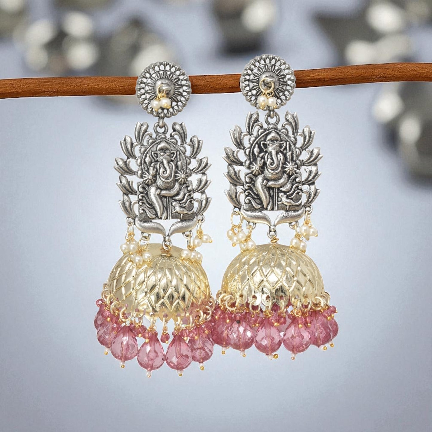 Earrings,jhumaka earrings,big partywear jhumkas