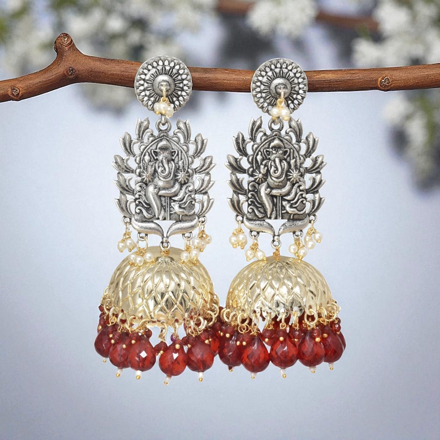 Earrings,jhumaka earrings,big partywear jhumkas