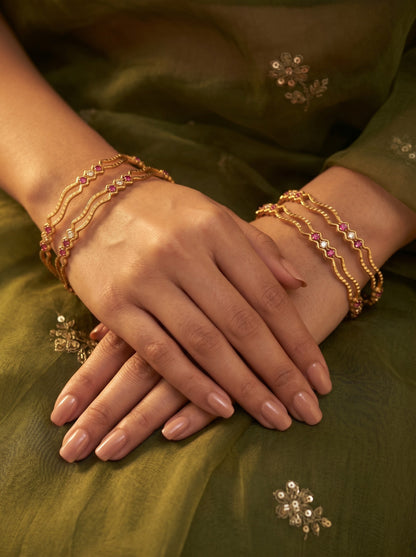 Designer set of 4 Bangle for women