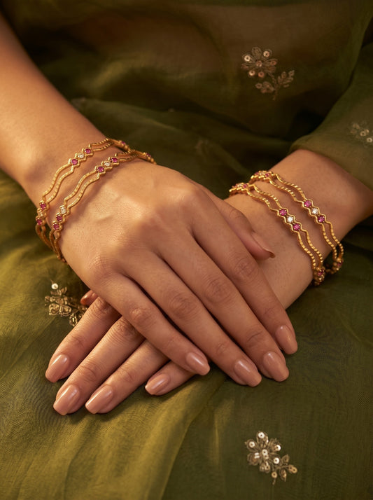 Designer set of 4 Bangle for women