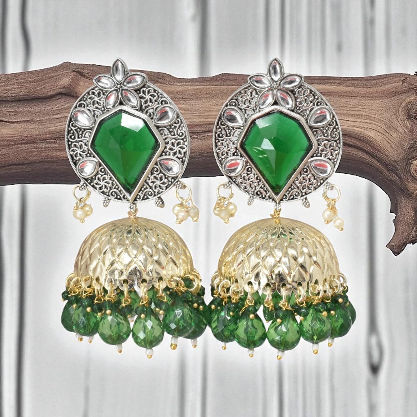 oxidised earring, german silver earrings, silver jhumka earring for women, oxidised jhumka for women, jhumka for women, traditional jhumka for women, Navratri earrings, Navratri jewellery, jhumka