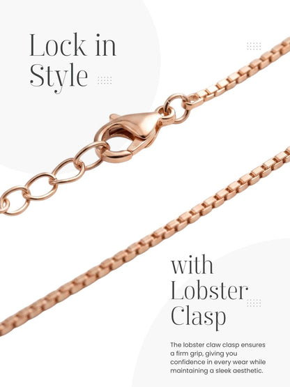 Stylish Chain with Secure Lobster Clasp Closure for Women and Girls