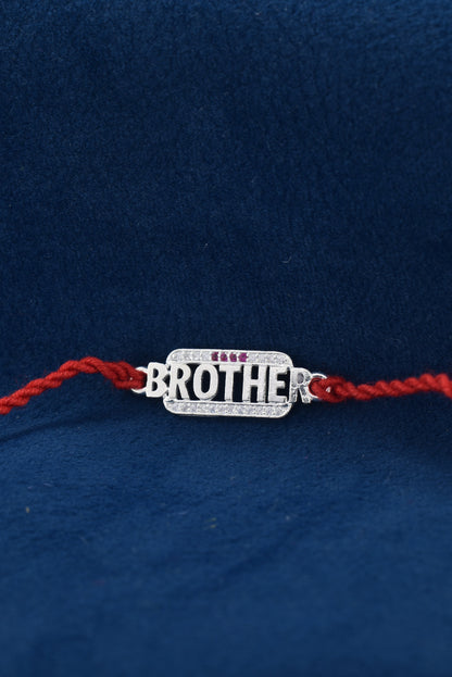 Stronger bond with BROTHER: a 925 Silver Rakhi.