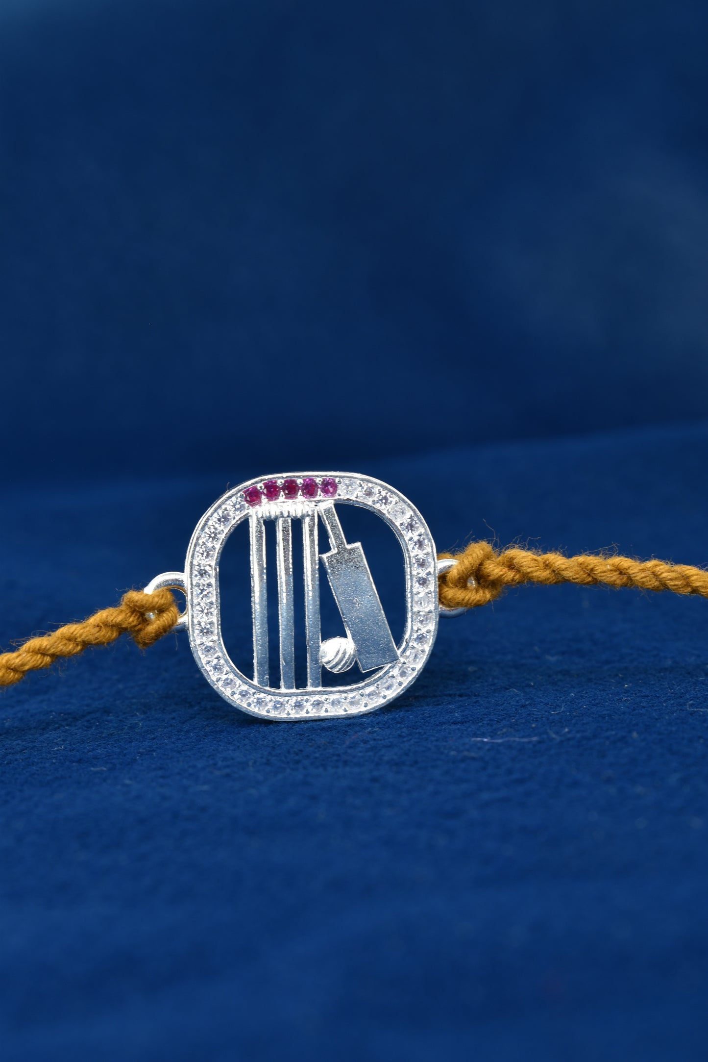 Cricket Fever – All-Rounder Rakhi 925 Silver Rakhi