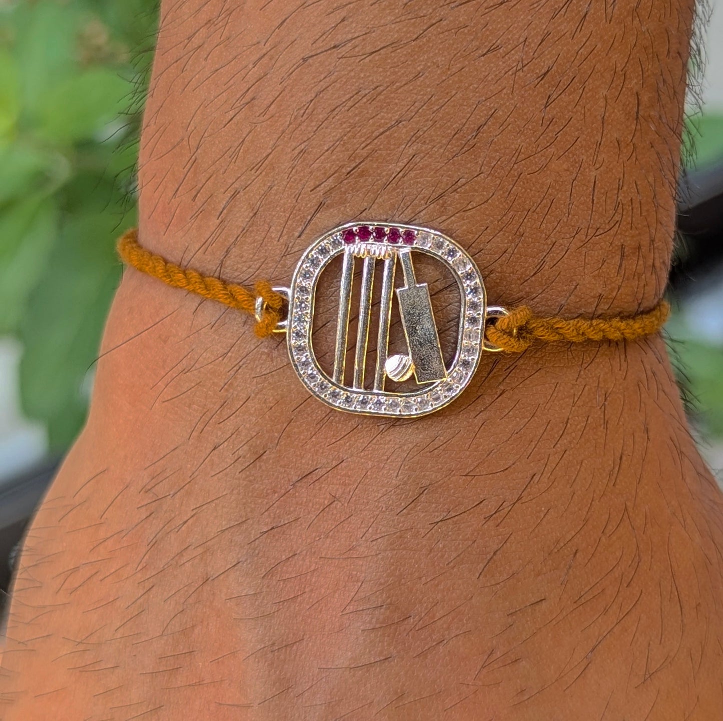 Cricket Fever – All-Rounder Rakhi 925 Silver Rakhi