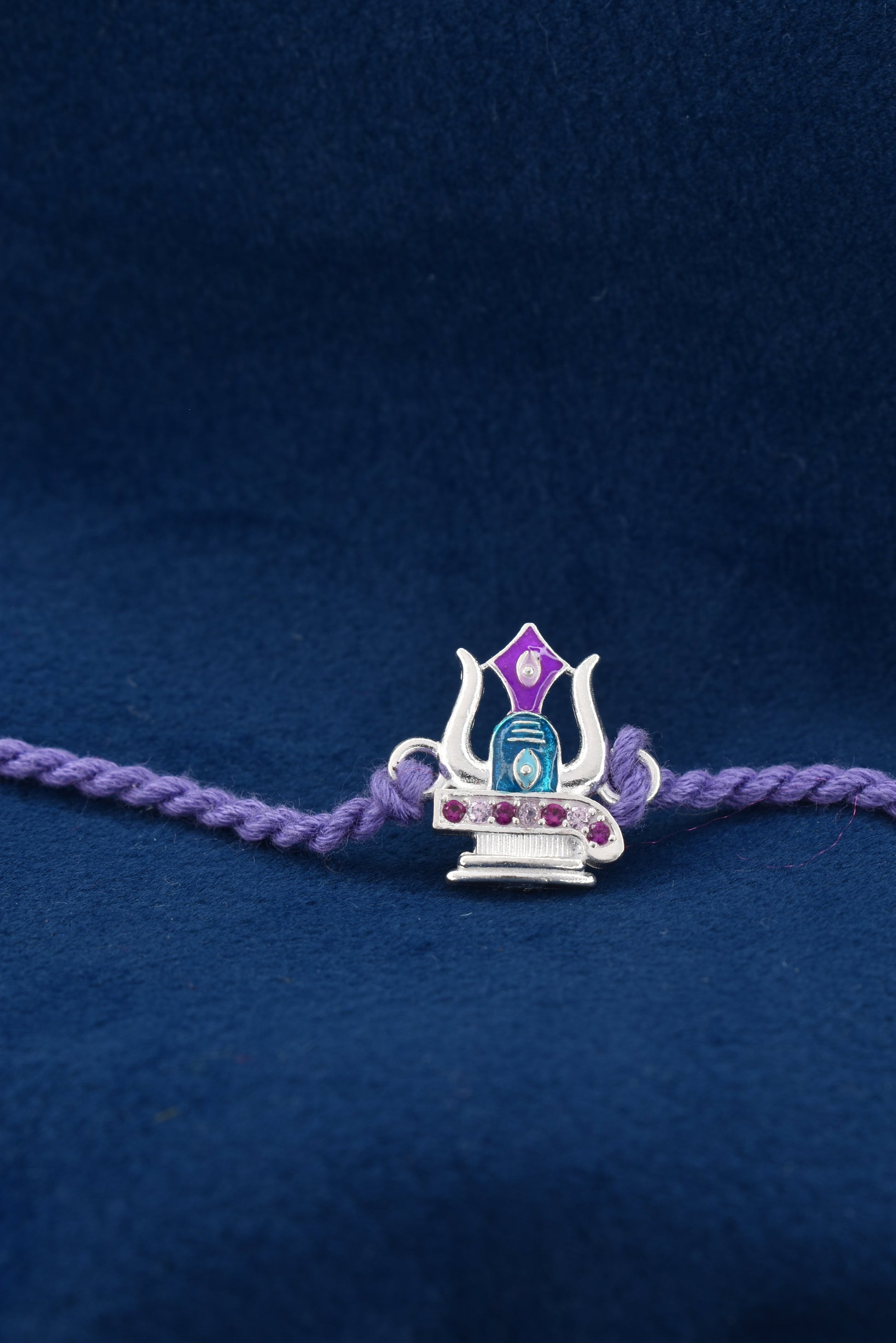 Empower Your Bond: TRISHUL Strength 925 Silver Rakhi.