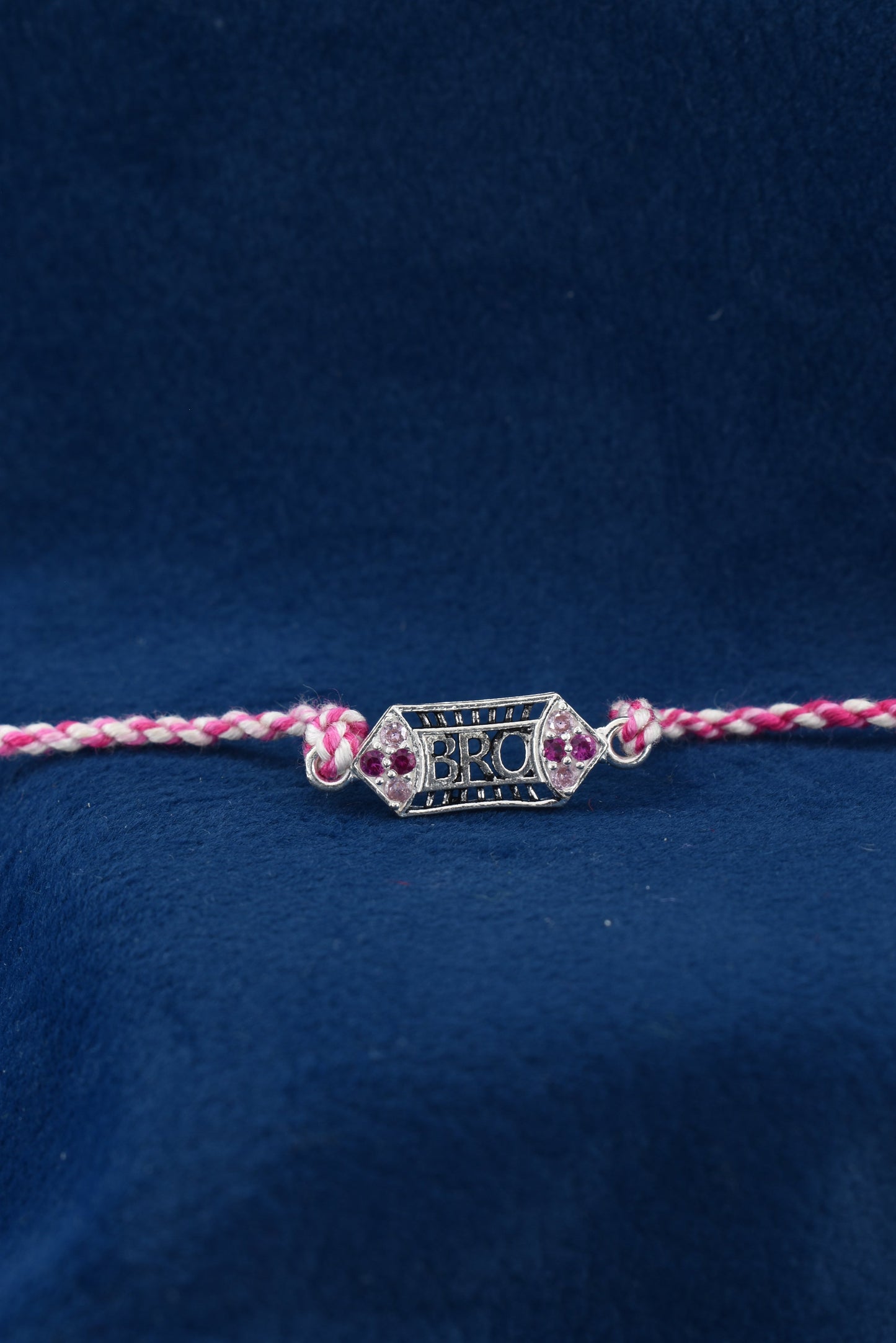 silver rakhi set for brother