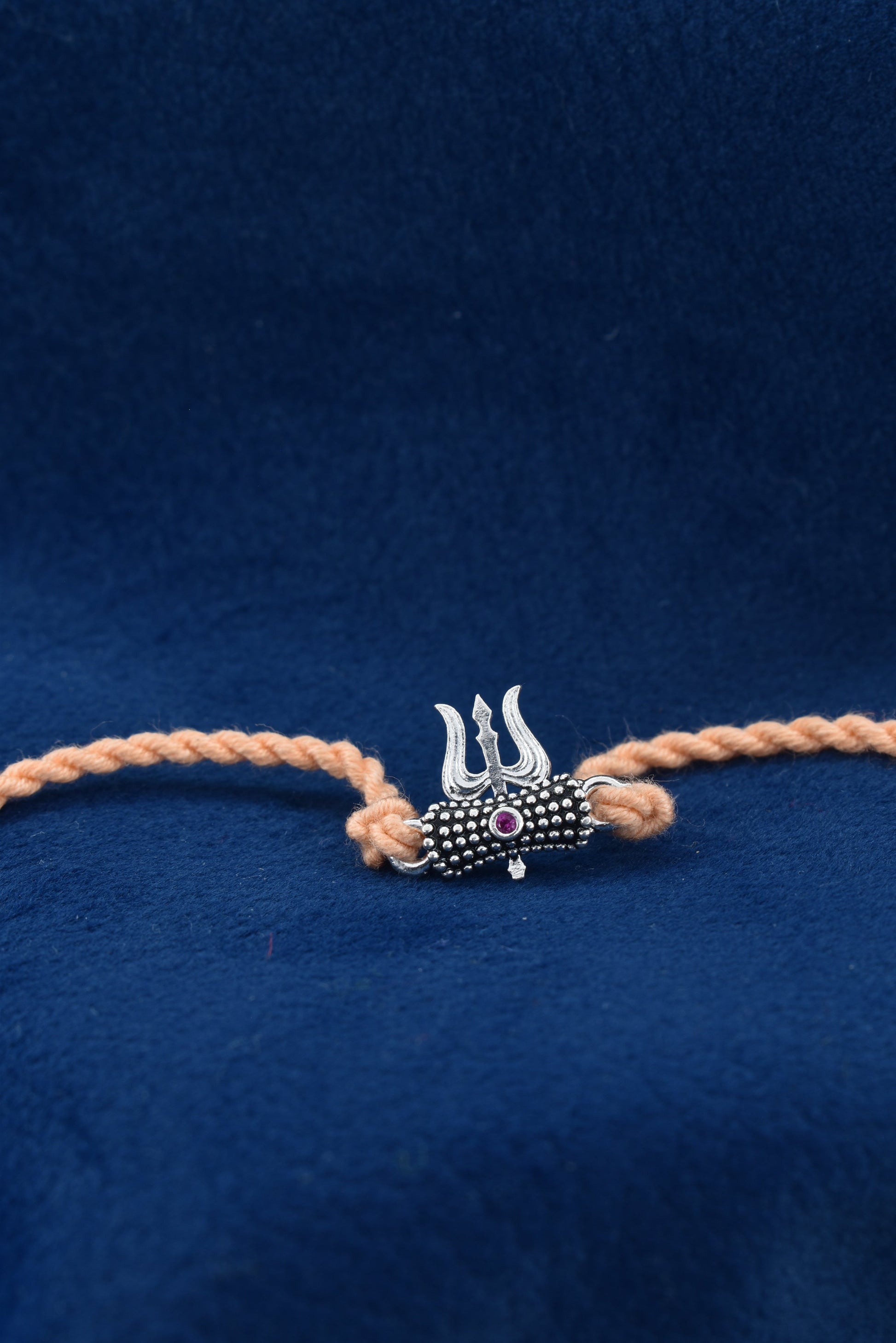 Sacred Brotherhood with TRISHUL 925 Silver Rakhi.