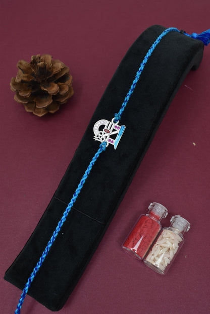  Sacred Duo – Shiv Trishul Rakhi                