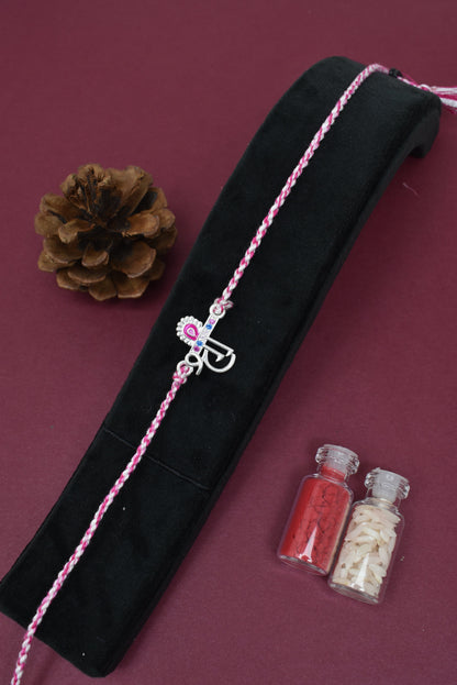  Legacy Glow – Shree Devotion Rakhi             