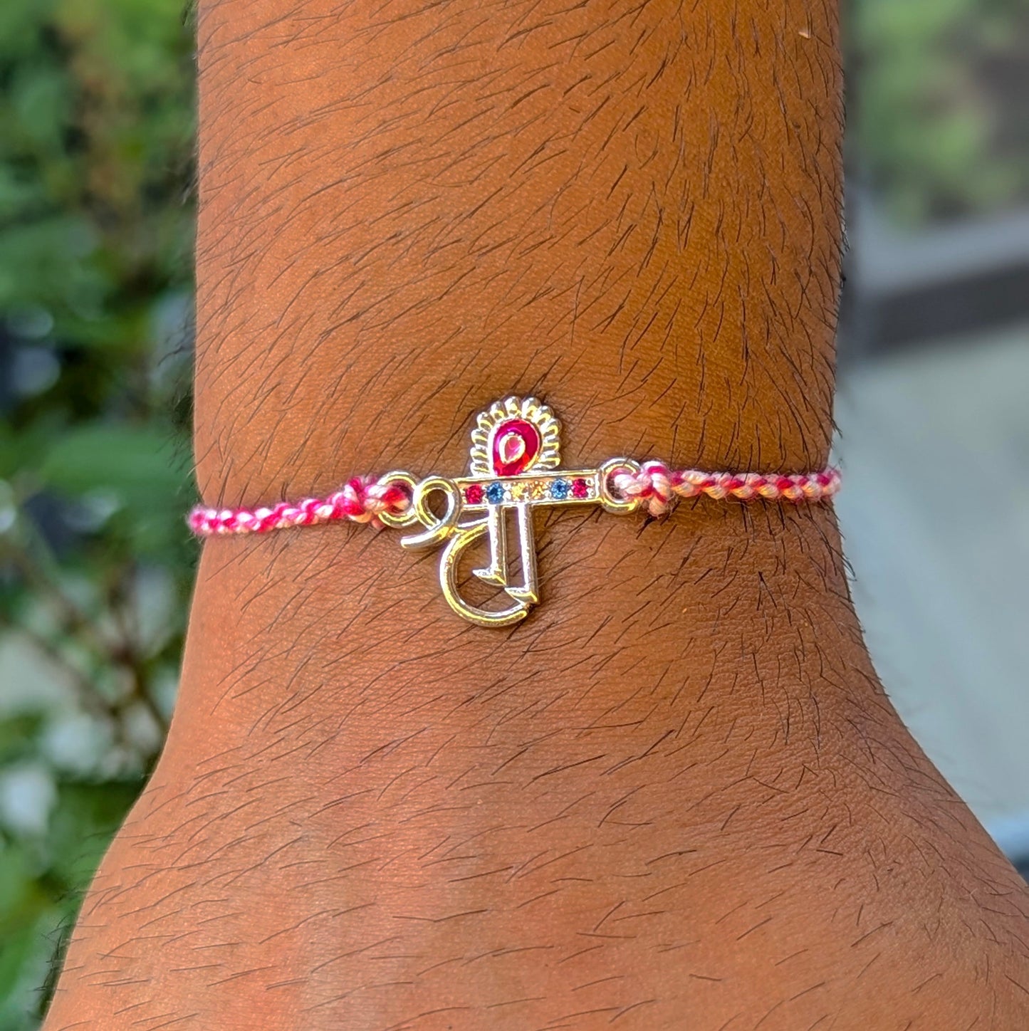 Legacy Glow – Shree Devotion Rakhi 925 Silver Rakhi