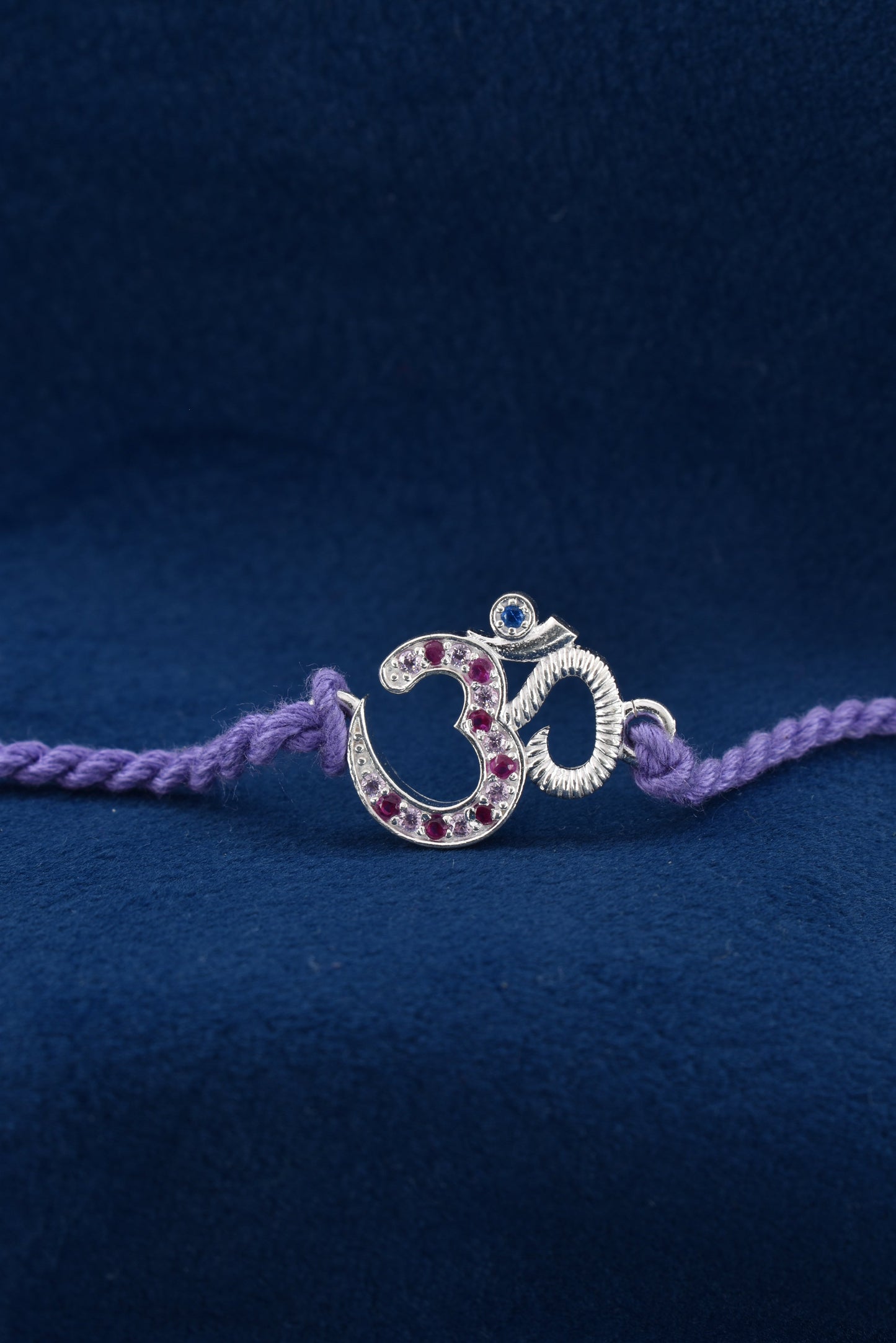 Luminous OM Radiance 925 Silver Rakhi