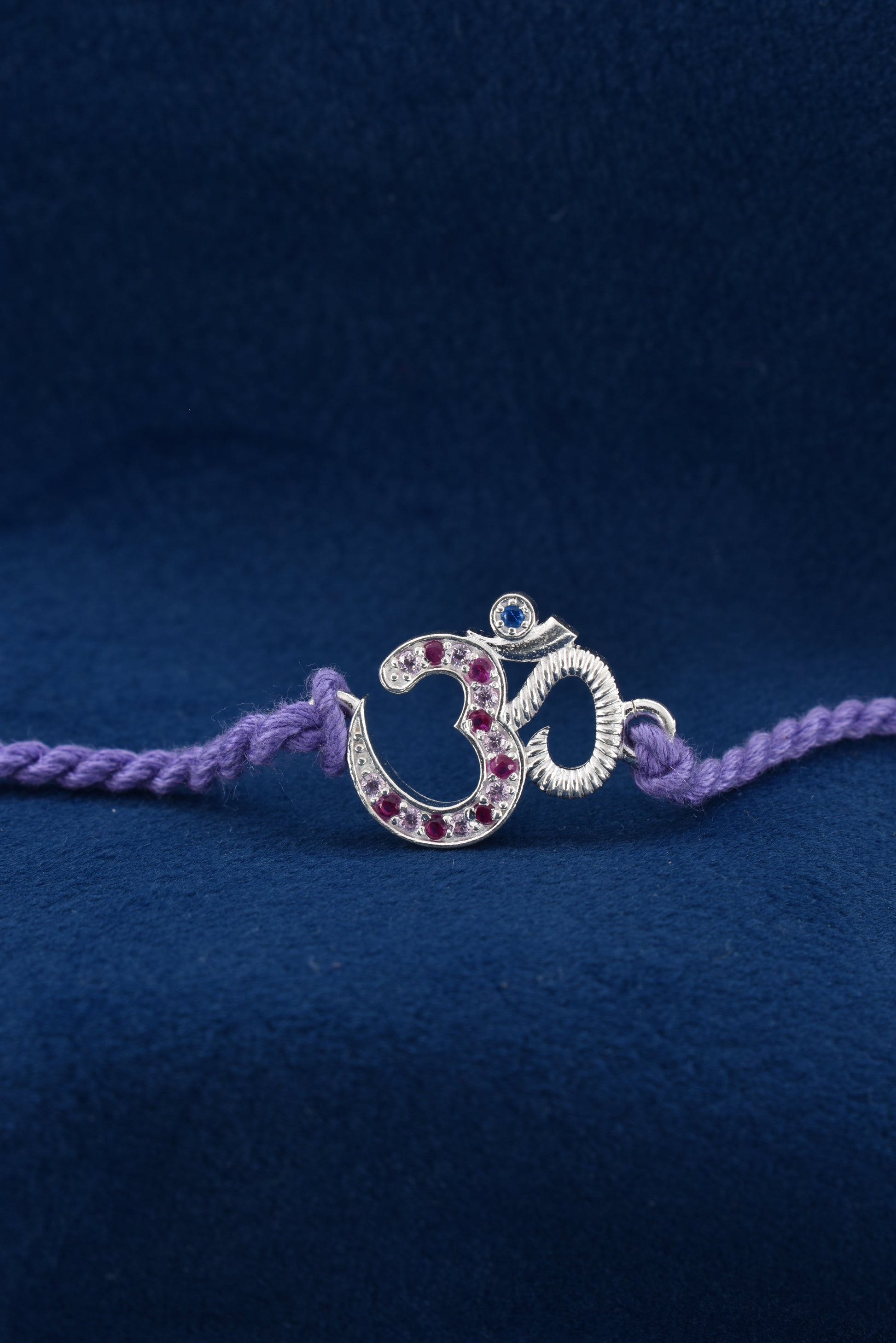 Luminous OM Radiance 925 Silver Rakhi