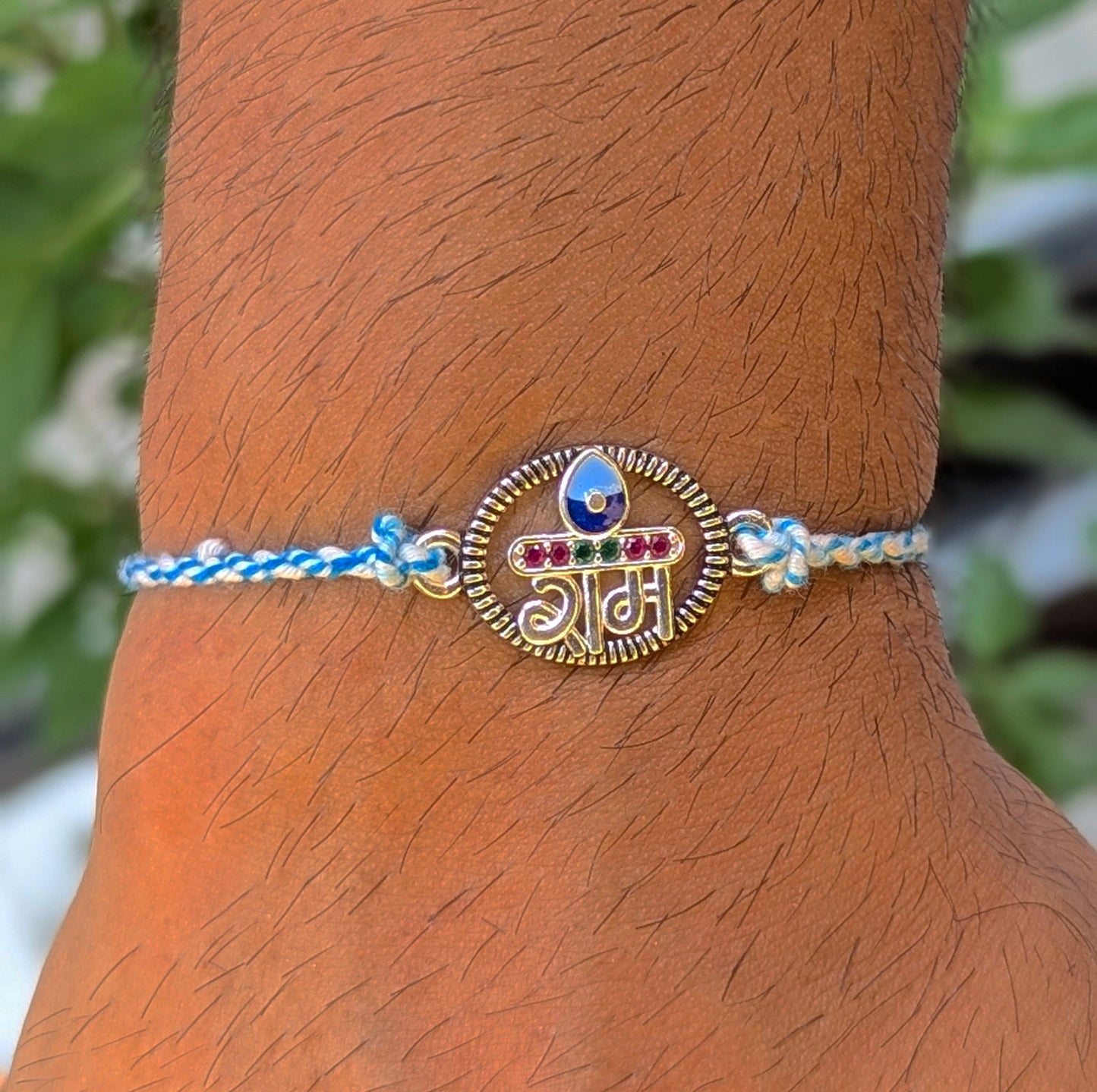 Warrior Grace – Lord Ram Rakhi 925 Silver Rakhi