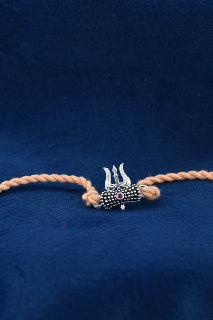 silver rakhi for bhabhi